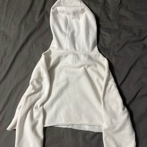 Bluenotes Cropped White Hoodie - Picture 3 of 3